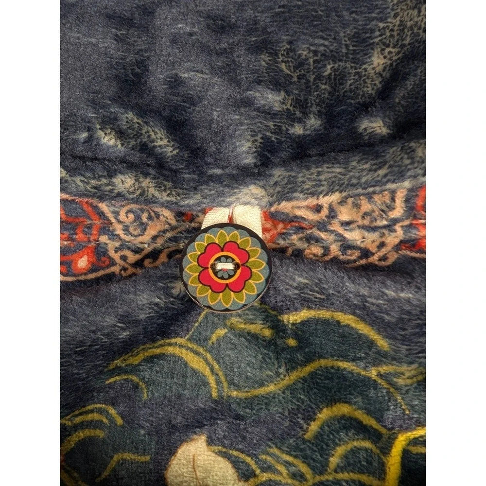 NWT Johnny Was Travel Blanket BAG ONLY Mcdreamer Night Button Opening Laptop